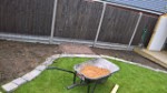 Seat Section Dug Working On The Blocks In The Back Garden June 2017