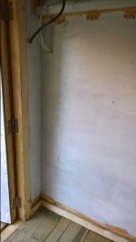 Shed Progress December 2016 Corner Painted