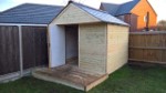 Shed Progress December 2016 Outside View Door Open