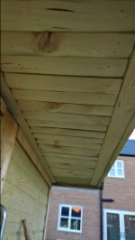 Shed Progress December 2016 Soffit Board