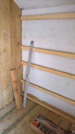 Shed Shelf December 2016 Timer Wall And Battens