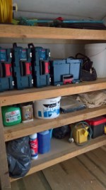 Shed Shelf December 2016 Tools