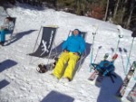 Skiing Borovets Bulgaria 2017 Me Sunbathing
