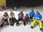 Sledging Group Skiing Austria 2012