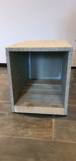 Small Entertainment Rack And Subwoofer Box Construction May 2021