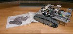 Step 339 Book Bag 2 Progress Lego Liebherr Digger Jan 2021