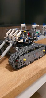 Step 339 Side Bag 2 Progress Lego Liebherr Digger Jan 2021