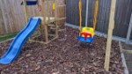 Swing Set And Shed Progress November 2016 Swing Finished
