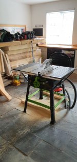 Table Saw Lego Room Build Day 1 Mar 2021