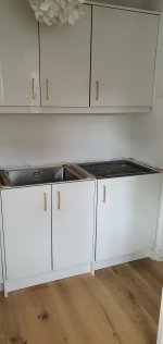 Utility Painted Kitchen Prep Sept 2023