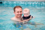 Weymoth Dorset Holiday June 2016 Ethan And I In The Pool