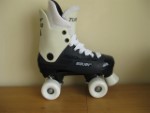 White And Blue Quad Skate