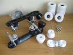 White And Blue Skate Parts