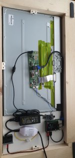 Wiring Magic Mirror Progress Sept 2021